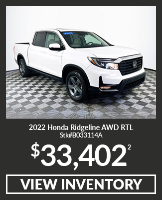 Certified Pre-Owned 2022 Honda Ridgeline AWD RTL