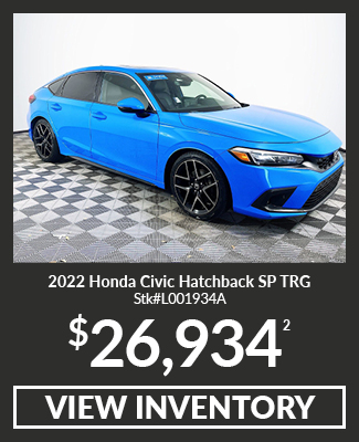 Pre-Owned 2022 Honda Civic Hatchback SP TRG