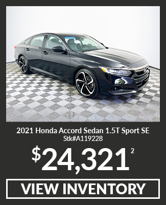 Certified Pre-Owned 2021 Honda Accord Sedan 1.5T Sport SE