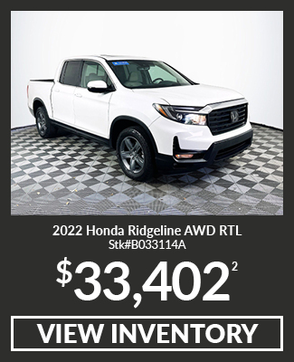 Certified Pre-Owned Ridgeline