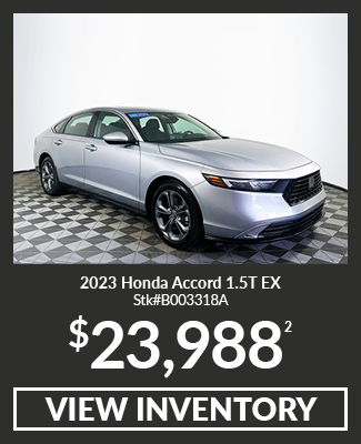 Certified Pre-Owned 	2023	Honda	Accord	1.5T EX