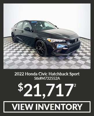 Pre-Owned 2022 Honda Civic Hatchback Sport