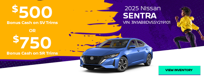 2025 Nissan Sentra offer