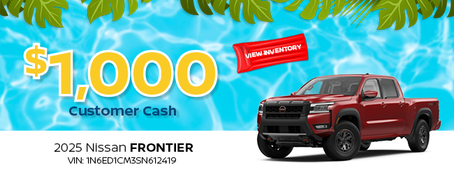 2025 Nissan Frontier offer