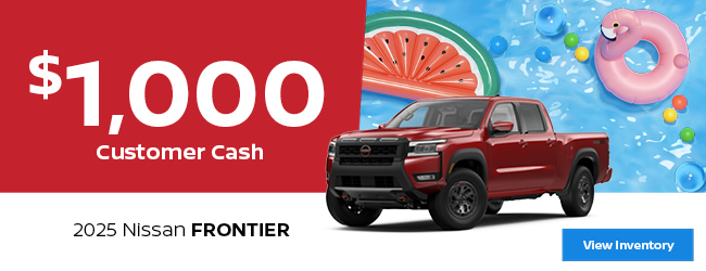 2025 Nissan Frontier offer
