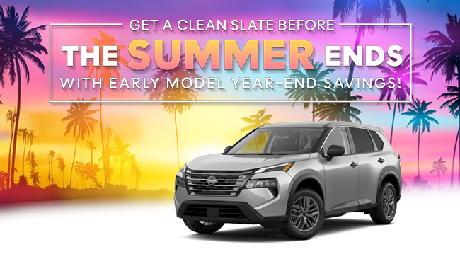 Get a clean slate before the Summer ends with early model year-end savings