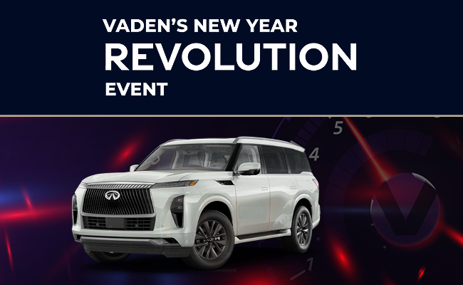 Vaden Deal Days 30 days of deals and steals at INFINITI of Hilton Head - Once in a Wintertime Event