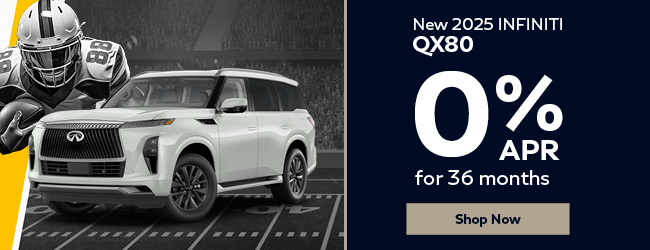 Big savings now at INFINITI of Hilton Head on the QX80
