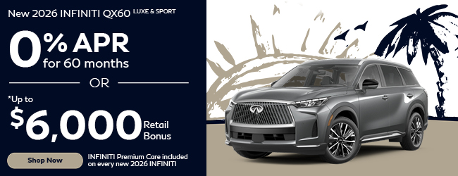 2026 INFINITI QX60 Luxe and Sport