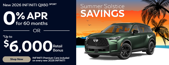 2026 INFINITI QX60 Luxe and Sport