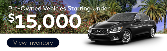 Pre-Owned Vehicles Starting Under $15k