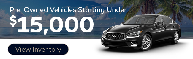 Pre-Owned Vehicles Starting Under $15k