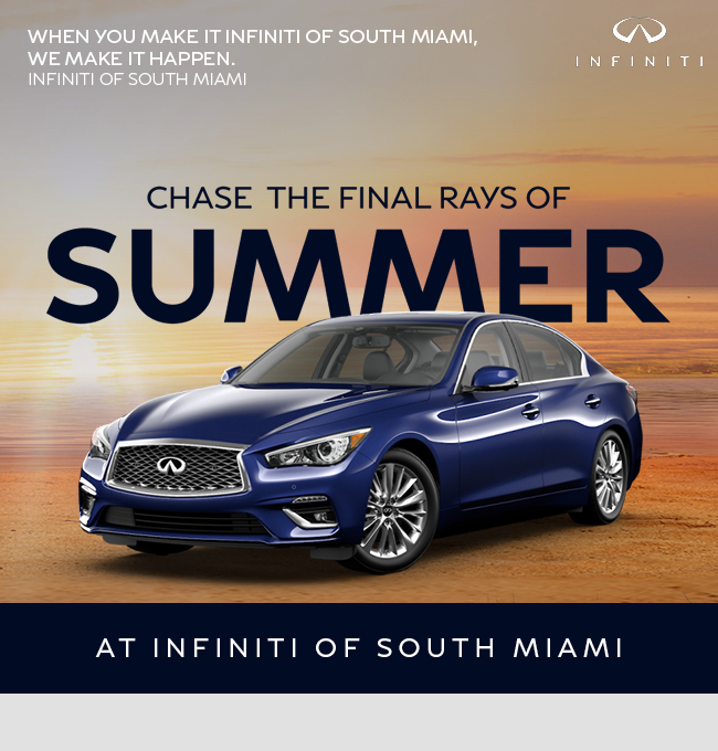 The celebration starts now at INFINITI of South Miami