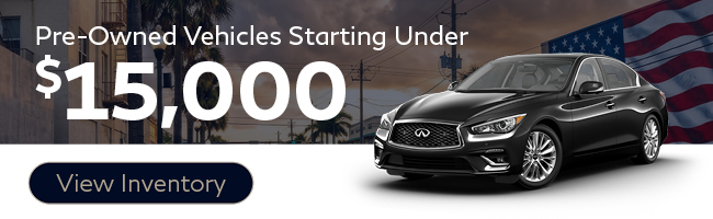 Pre-Owned Vehicles Starting Under $15k