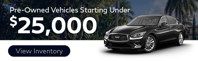 Pre-Owned Vehicles Starting Under $25k