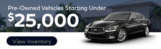 Pre-Owned Vehicles Starting Under $25k