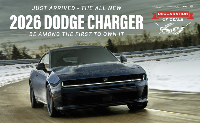 just arrived the all new 2026 Dodge Charger