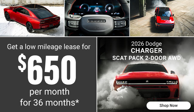 2026 Dodge Charger Scat Pack 2 door offer