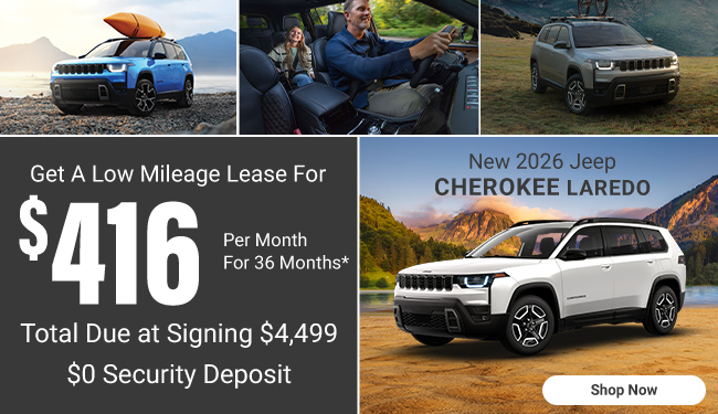 2026 Jeep Cherokee Laredo offer