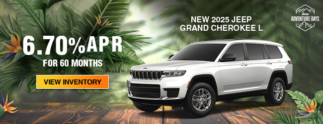 New Jeep Grand Cherokee L 6.70% APR for 60 months