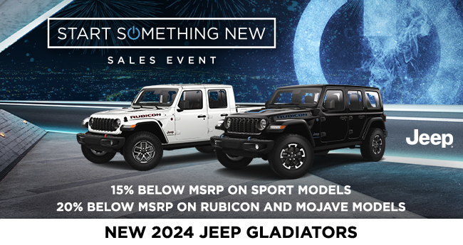 Start Something New Sales Event