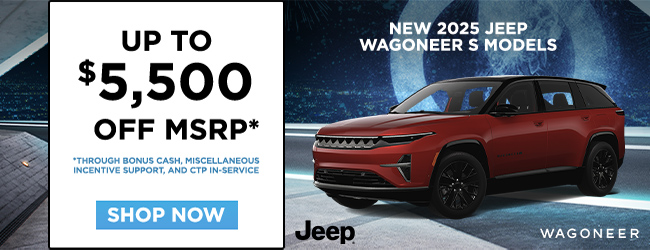 New 2025 Jeep Wagoneer S Models special