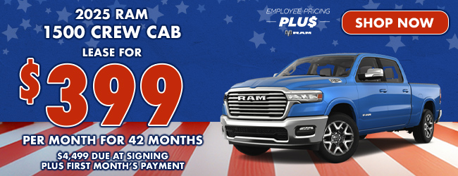 offer on 2025 RAM 1500 Crew Cab