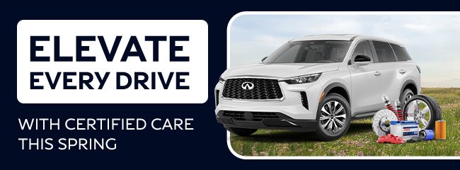 Elevate every drive with certified care this spring at Jim Lupient INFINITI