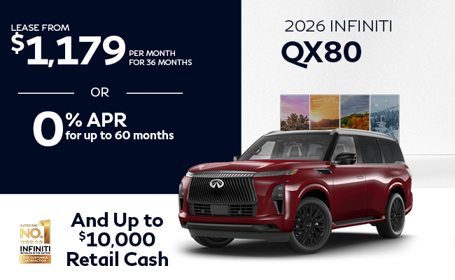 2026 INFINITI QX80 Luxe offer