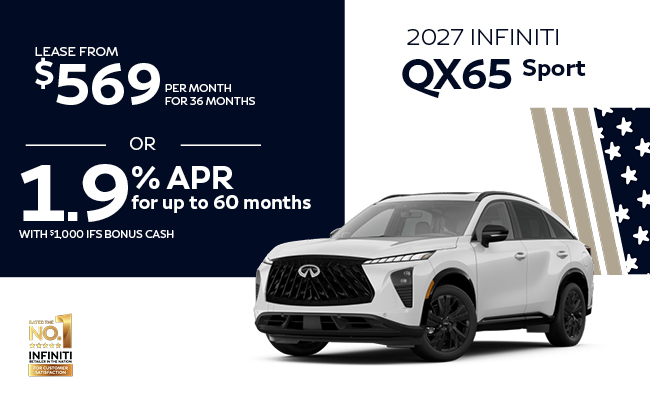 2026 INFINITI QX65 Sport offer