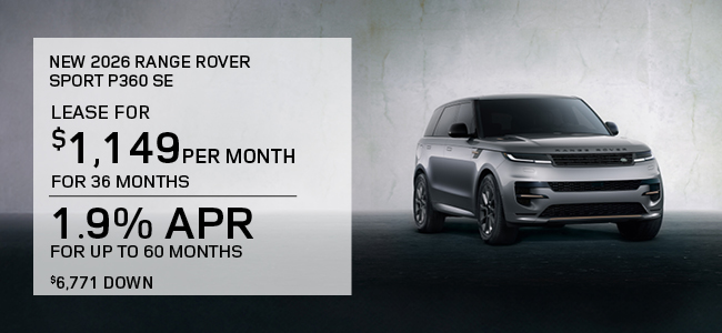 2026 Range Rover Sport P360 SE offer