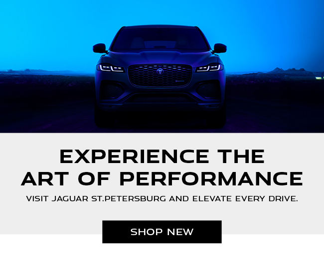 Experience the art of performance - Visit Jaguar St. Petersburg - and elevate every drive