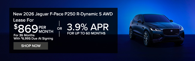 new Jaguar F-Pace model offer