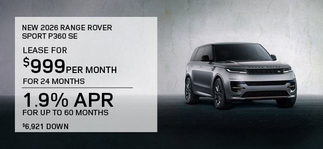 2026 Range Rover Sport P360 SE offer
