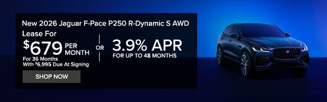 new Jaguar F-Pace model offer