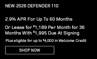 2026 Land Rover Defender Offer