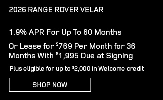 2026 Range Rover Velar offer