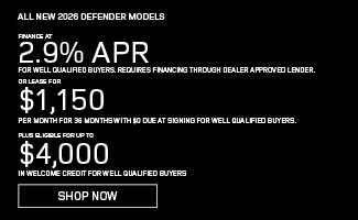 2026 Land Rover Defender offer