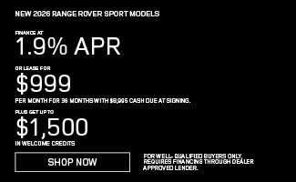 New 2026 Range Rover Sport Models Offer