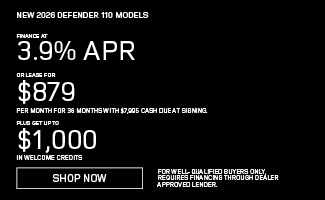New 2026 Defender 110 Models offer