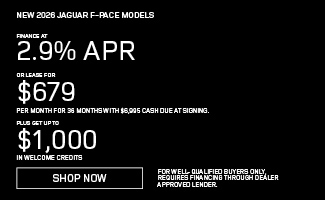 New 2026 Jaguar F-Pace Models offer