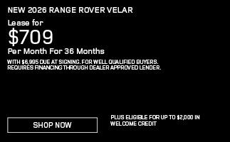 2026 RANGE ROVER VELAR Offer