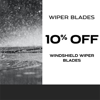 10% off wiper blades