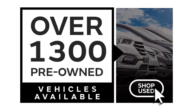 1300 pre-owned vehicles available