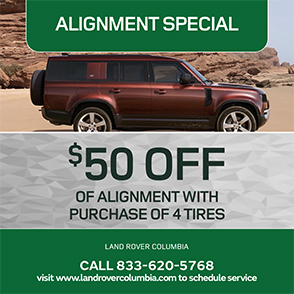 special offer on alignment with purchase of 4 tires