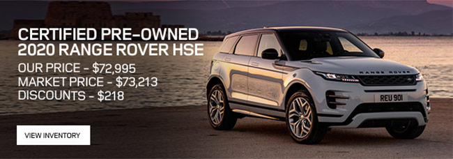 Certified pre-owned Land Rover