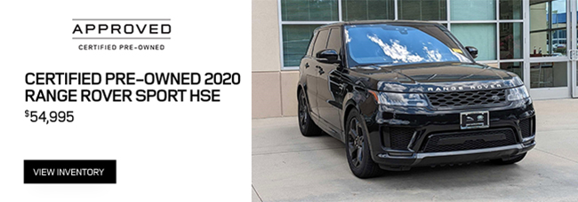 Certified pre-owned Range Rover