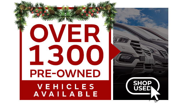 Over 1300 pre-owned vehicles available