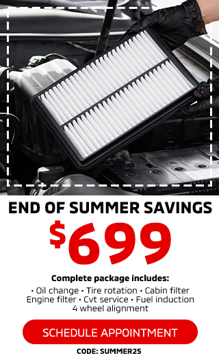 Complete package $699 Service Special