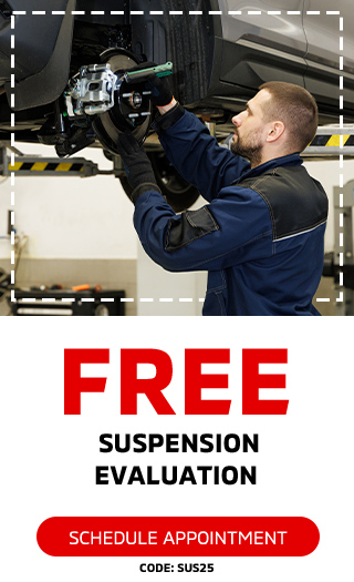 Free sunspension evaluationService Specials